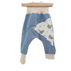 Pumphose Meno triangolo Sweat blau - Wale Schiffchen